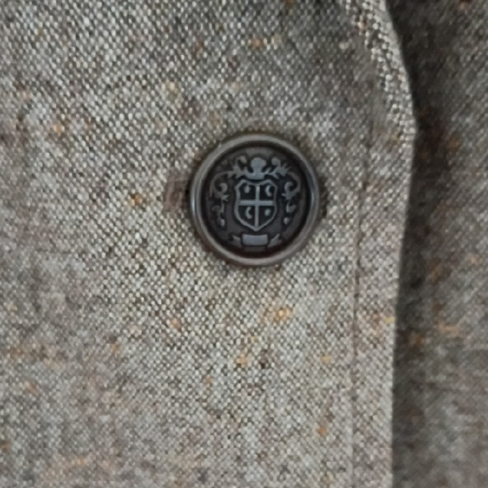 J. Crew Classic Brown Wool Blazer w/Suede Elbow Patches - Picture 3 of 9